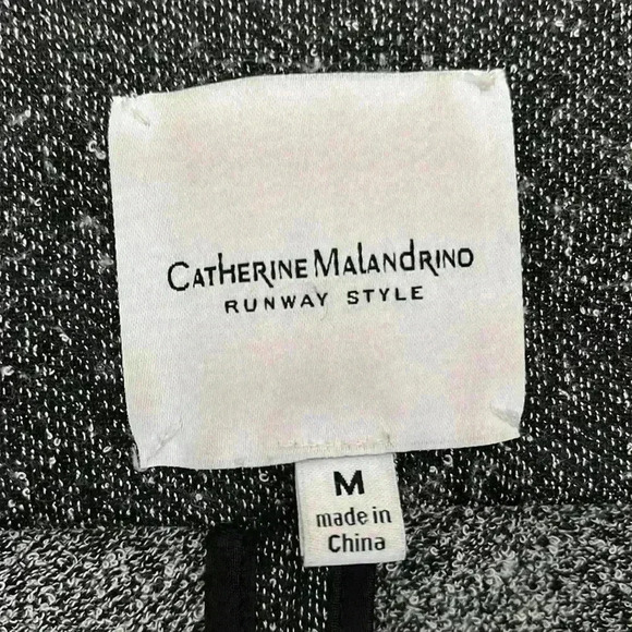 Catherine Malandrino Runway Style Women’s Moto Asymmetrical Jacket Size Medium - Picture 2 of 7